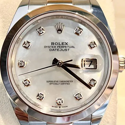 Rolex Datejust 41 126301 41mm Yellow gold and Stainless steel Mother-of-pearl 1