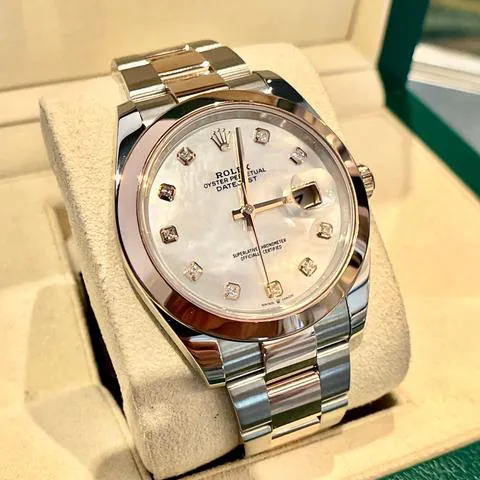 Rolex Datejust 41 126301 41mm Yellow gold and Stainless steel Mother-of-pearl 2