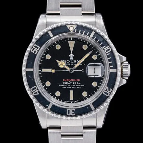Rolex Submariner Date 1680 Red 40mm Stainless steel •
