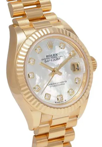 Rolex Lady-Datejust 279178NG 28mm Yellow gold Mother-of-pearl 1