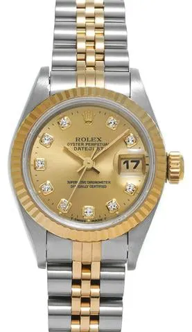 Rolex Datejust 69173G 26mm Stainless steel Champagne