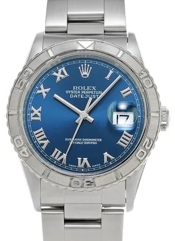 Rolex Datejust Turn-O-Graph 16264 36mm Stainless steel Blue