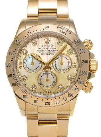 Rolex Daytona 116528NG 40mm Yellow gold Mother-of-pearl