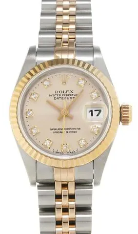 Rolex Datejust 69173G 26mm Stainless steel Champagne