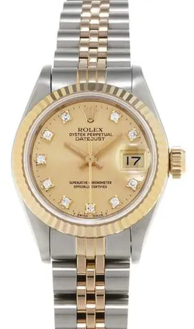 Rolex Datejust 69173G 26mm Stainless steel Champagne