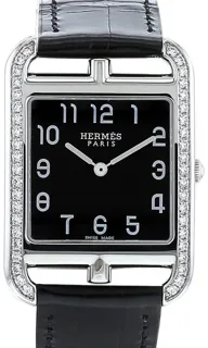 Hermès Cape Cod CC3.730 Stainless steel Black