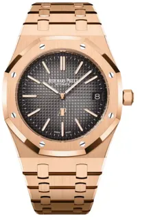 Audemars Piguet Royal Oak 16202OR.OO.1240OR.02 Rose gold Smoked gray