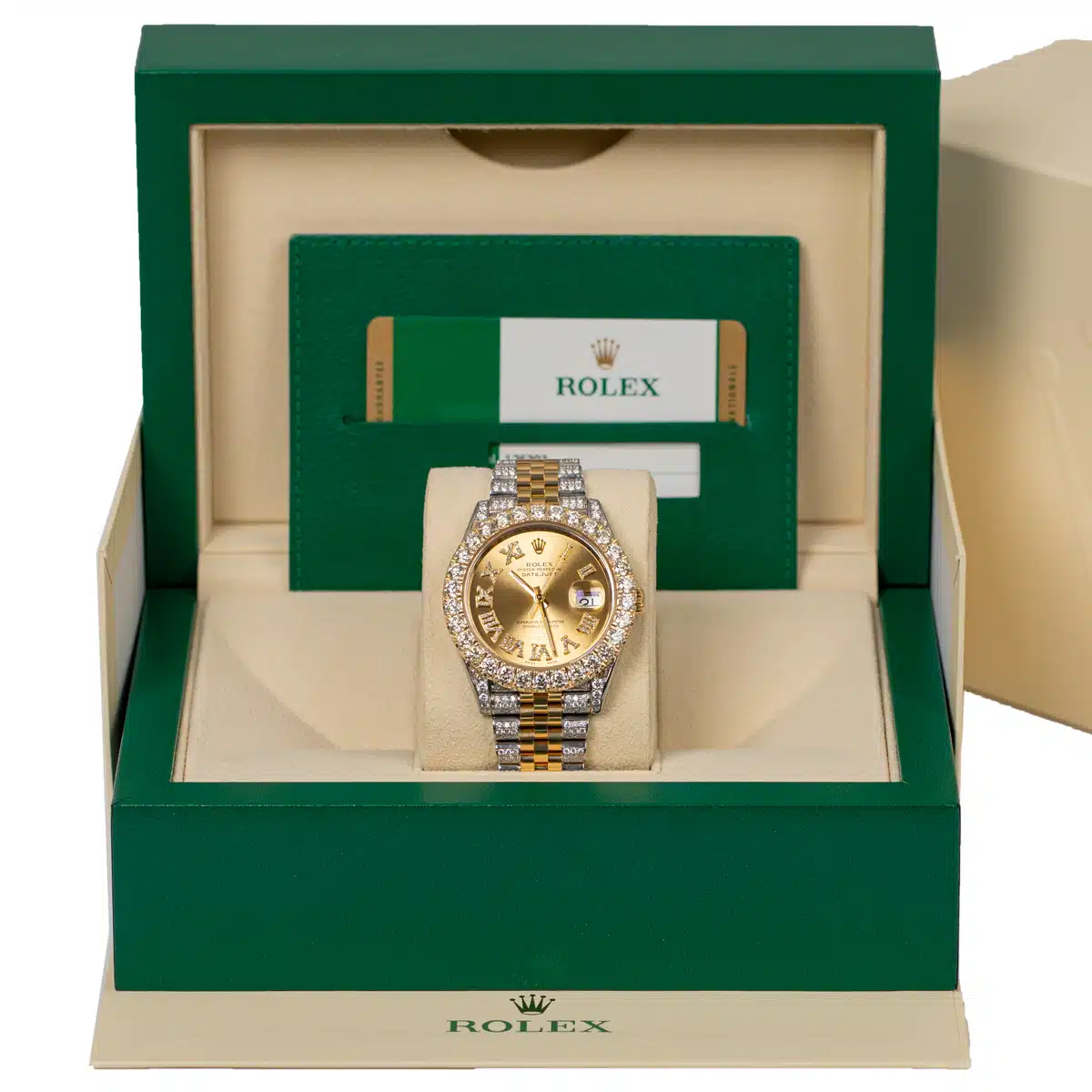 Rolex Datejust 126303 41mm Yellow gold and diamond-set Champagne 1