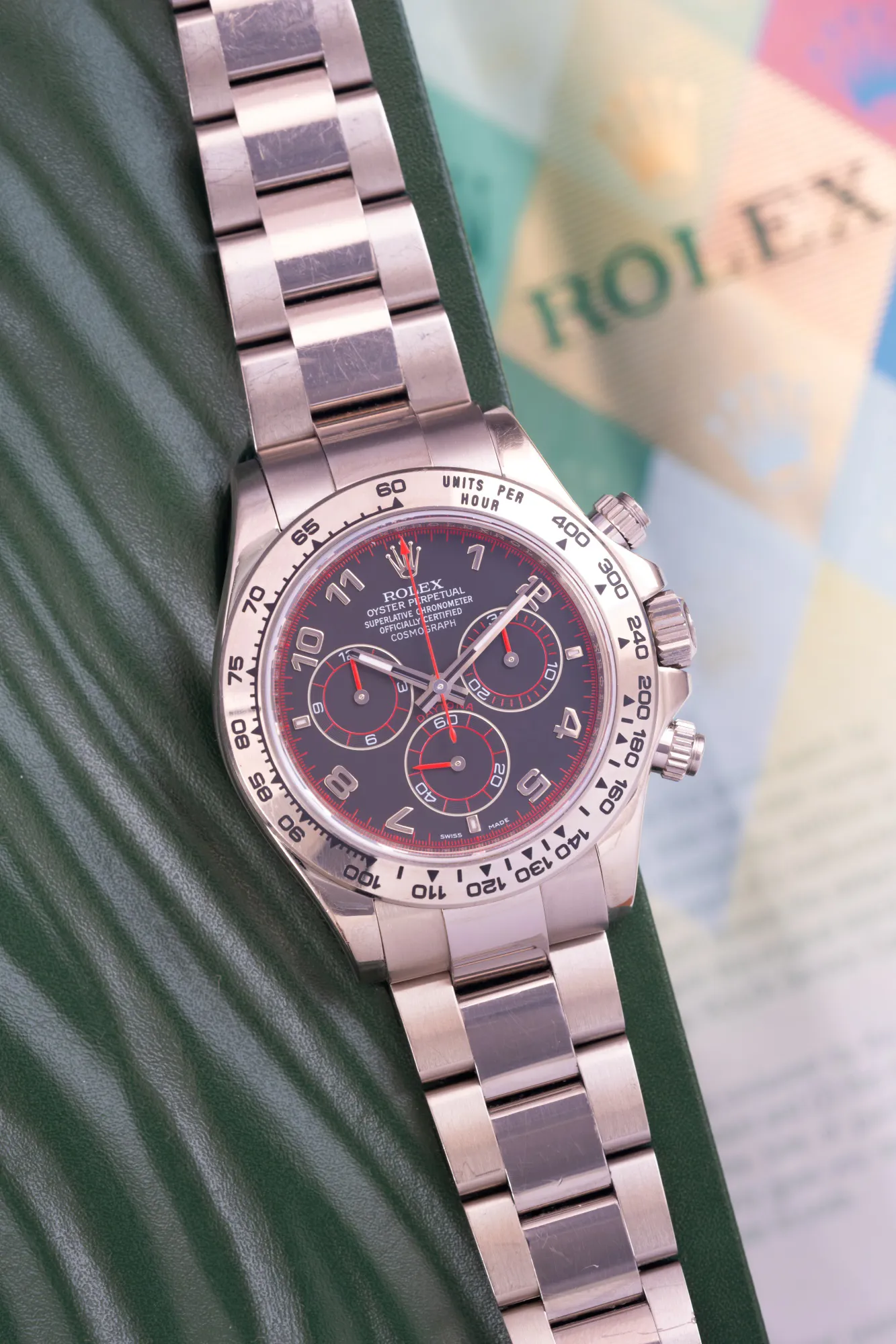 Rolex Daytona 116509 40mm White gold Black 1