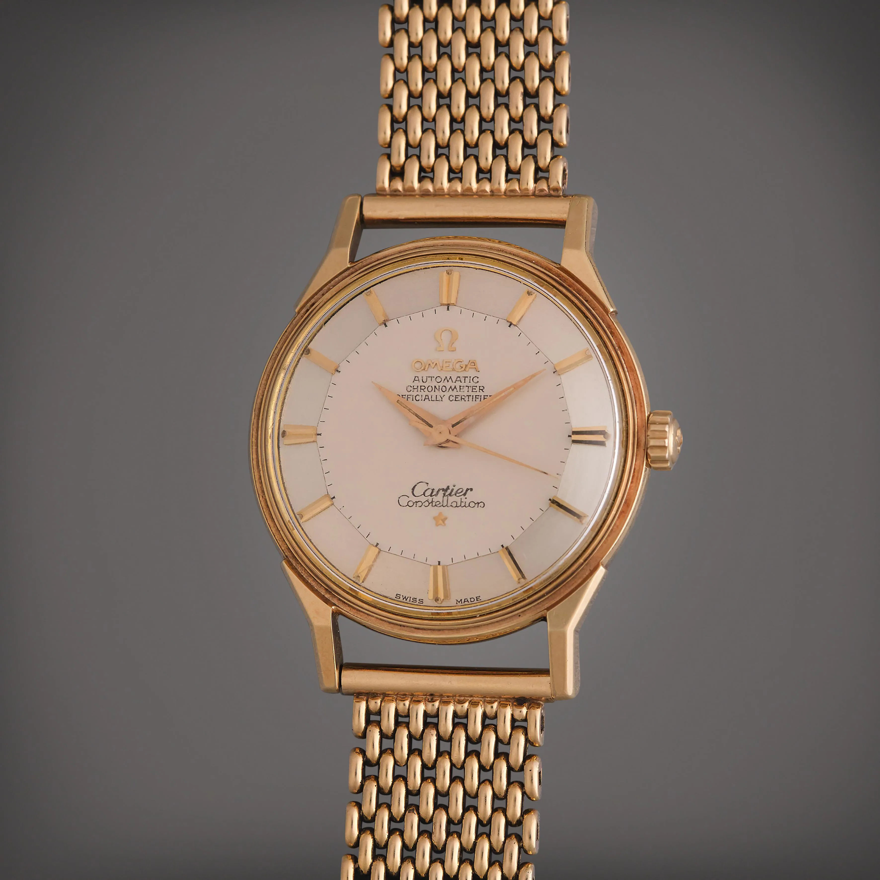 Omega Constellation 14900SC 34mm Yellow gold Silver