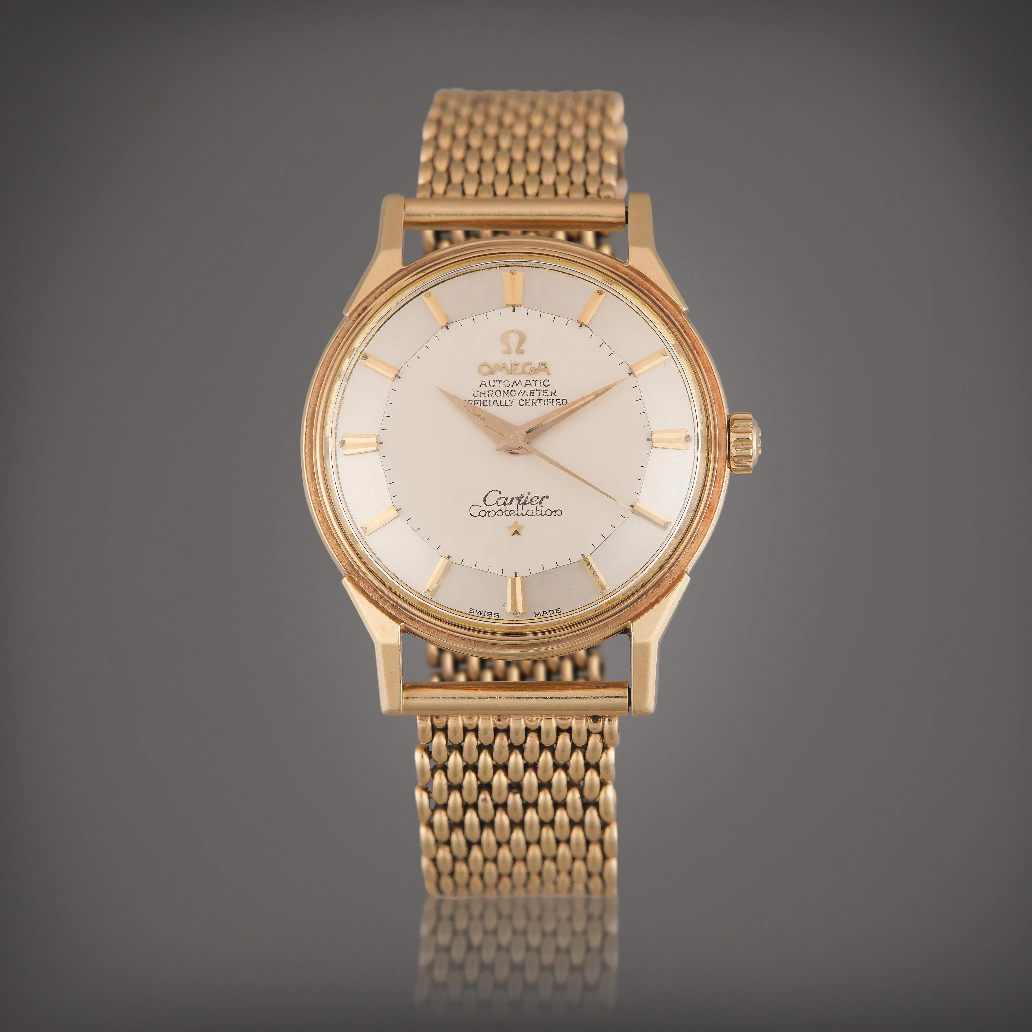 Omega Constellation 14900SC 34mm Yellow gold Silver 1