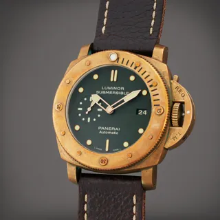 Panerai Luminor Submersible PAM 00382 Bronze and Titanium Green