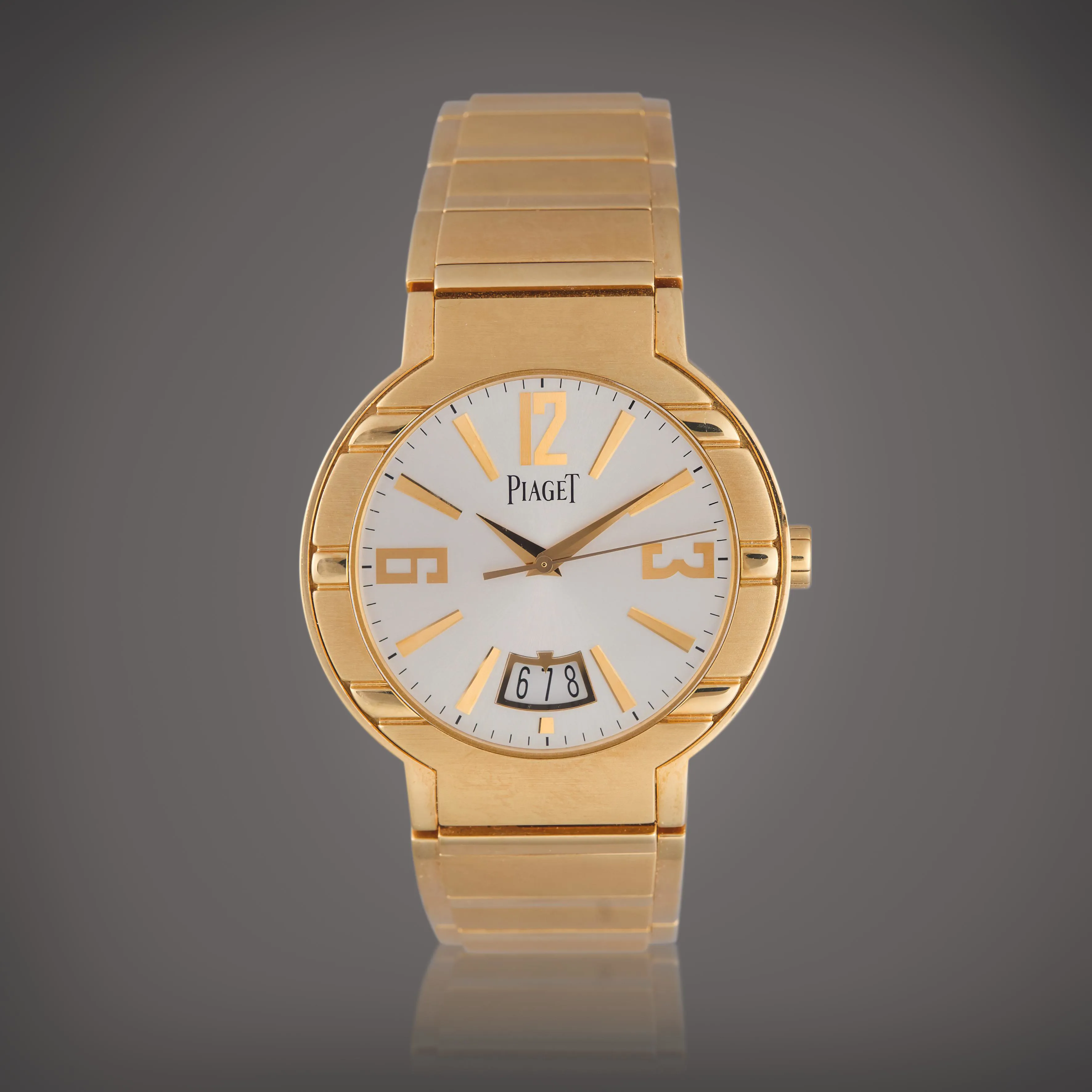 Piaget Polo P10623 38mm Yellow gold Silver 2