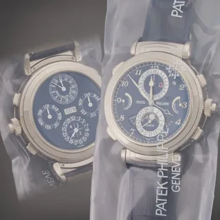 Patek Philippe GrandMaster Chime 6300G-010 White gold Blue