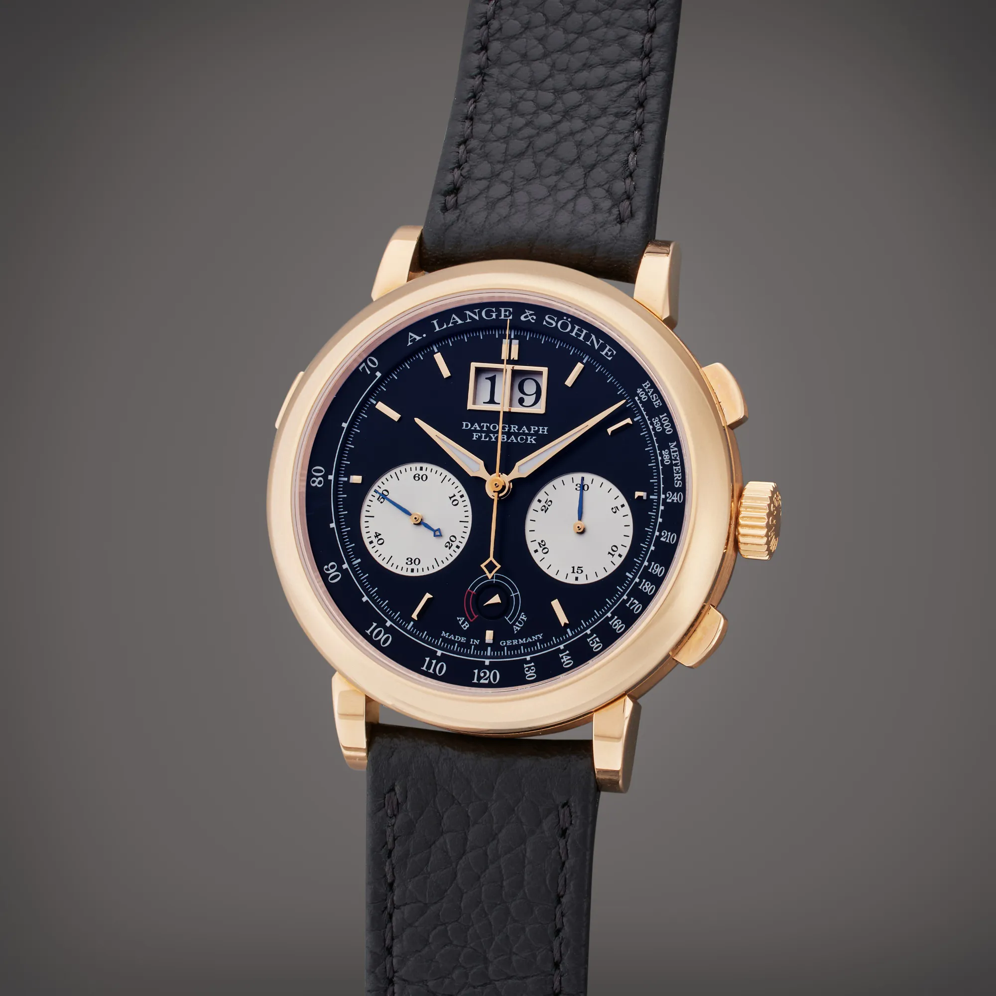 A. Lange & Söhne Datograph 405.031F 41mm Rose gold Black