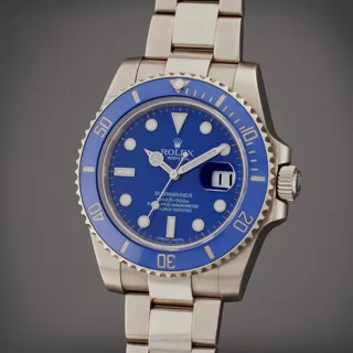 Rolex Submariner 116619LB White gold Blue