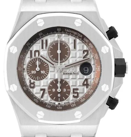 Audemars Piguet Royal Oak Offshore 26470ST.OO.A801CR.01 42mm Stainless steel Beige