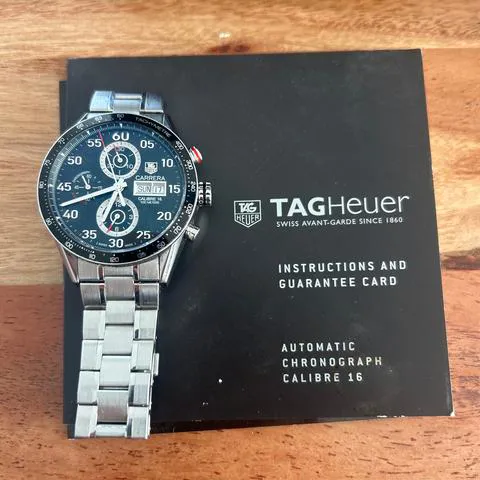 TAG Heuer Carrera Calibre 16 CV2A10 43mm Stainless steel Black