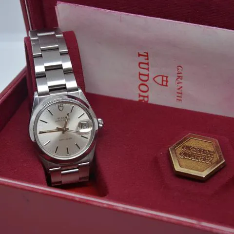 Tudor Prince Date 84100 34mm Stainless steel White