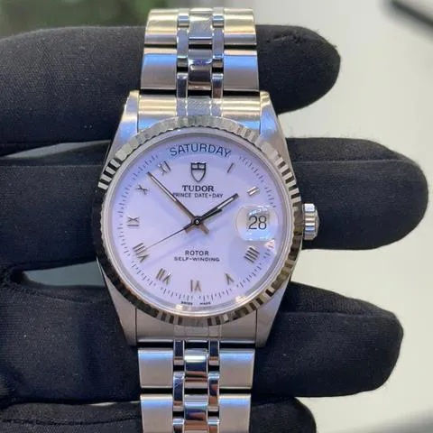 Tudor Prince Date 76214 36mm Stainless steel White