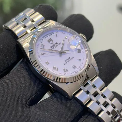 Tudor Prince Date 76214 36mm Stainless steel White 2