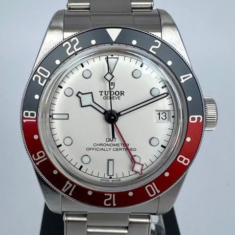 Tudor Black Bay GMT M79830RB-0010 41mm Stainless steel White