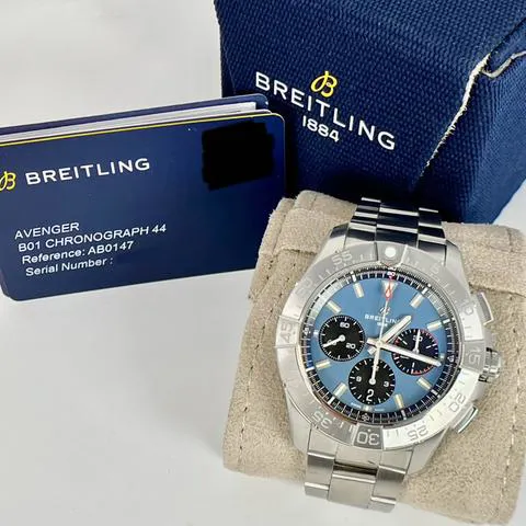 Breitling Avenger AB0147101C1A1 44mm Stainless steel Blue 1