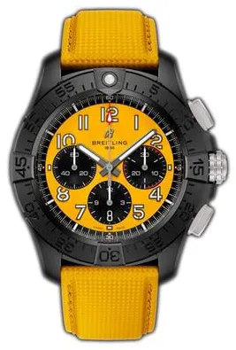 Breitling Avenger SB0147101I1X1 44mm Black ceramic Yellow