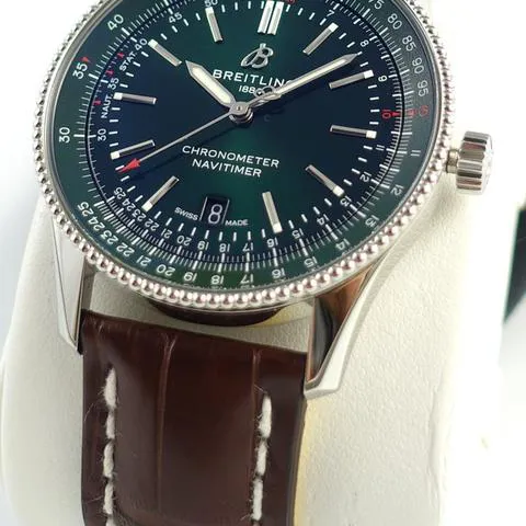 Breitling Navitimer A17326361L1P1 41mm Stainless steel Green 1