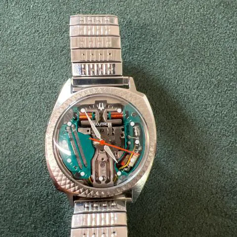 Bulova Accutron 214 34mm Stainless steel Skeletonized 6