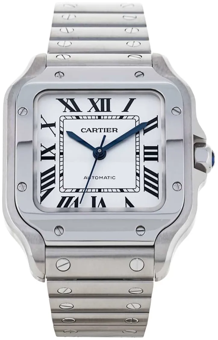 Cartier Santos WSSA0029 35mm Stainless steel Silver