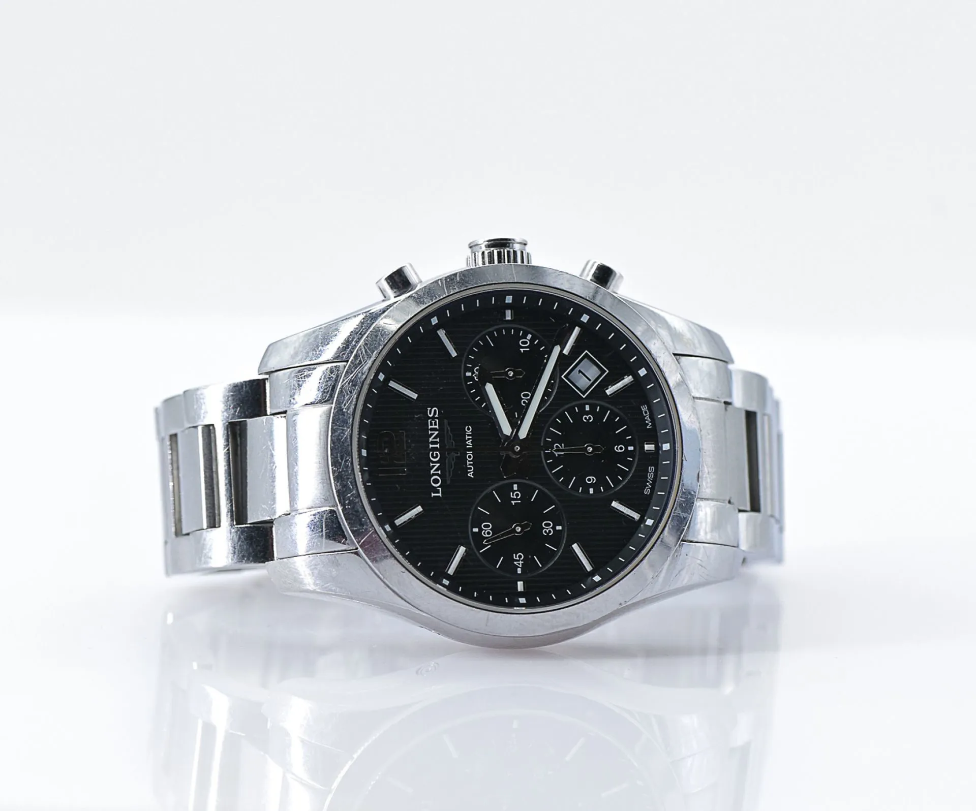 Longines Conquest Classic L2.786.4.56.6 40mm Stainless steel Black