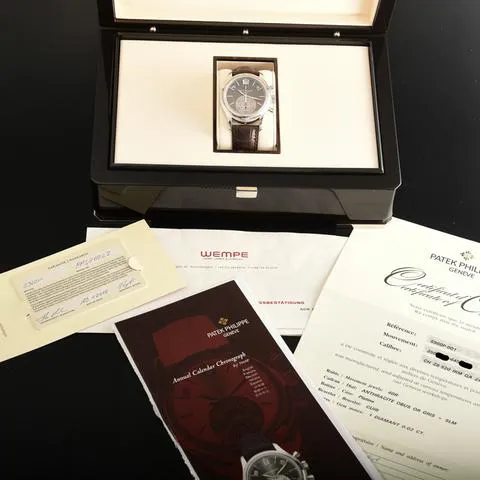 Patek Philippe Annual Calendar Chronograph 5960P-001 40.5mm Platinum Gray 1