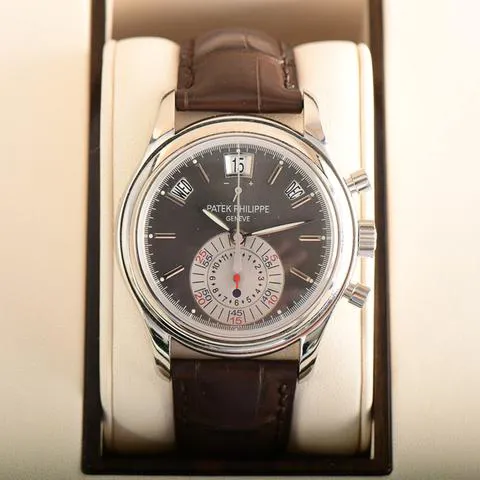 Patek Philippe Annual Calendar Chronograph 5960P-001 40.5mm Platinum Gray 2