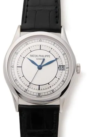 Patek Philippe Calatrava 5296G-001 38mm White gold Silver