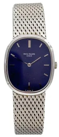 Patek Philippe Golden Ellipse 3648 27mm White gold Blue