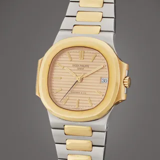 Patek Philippe Nautilus 3800/1 Yellow gold and Stainless steel Champagne