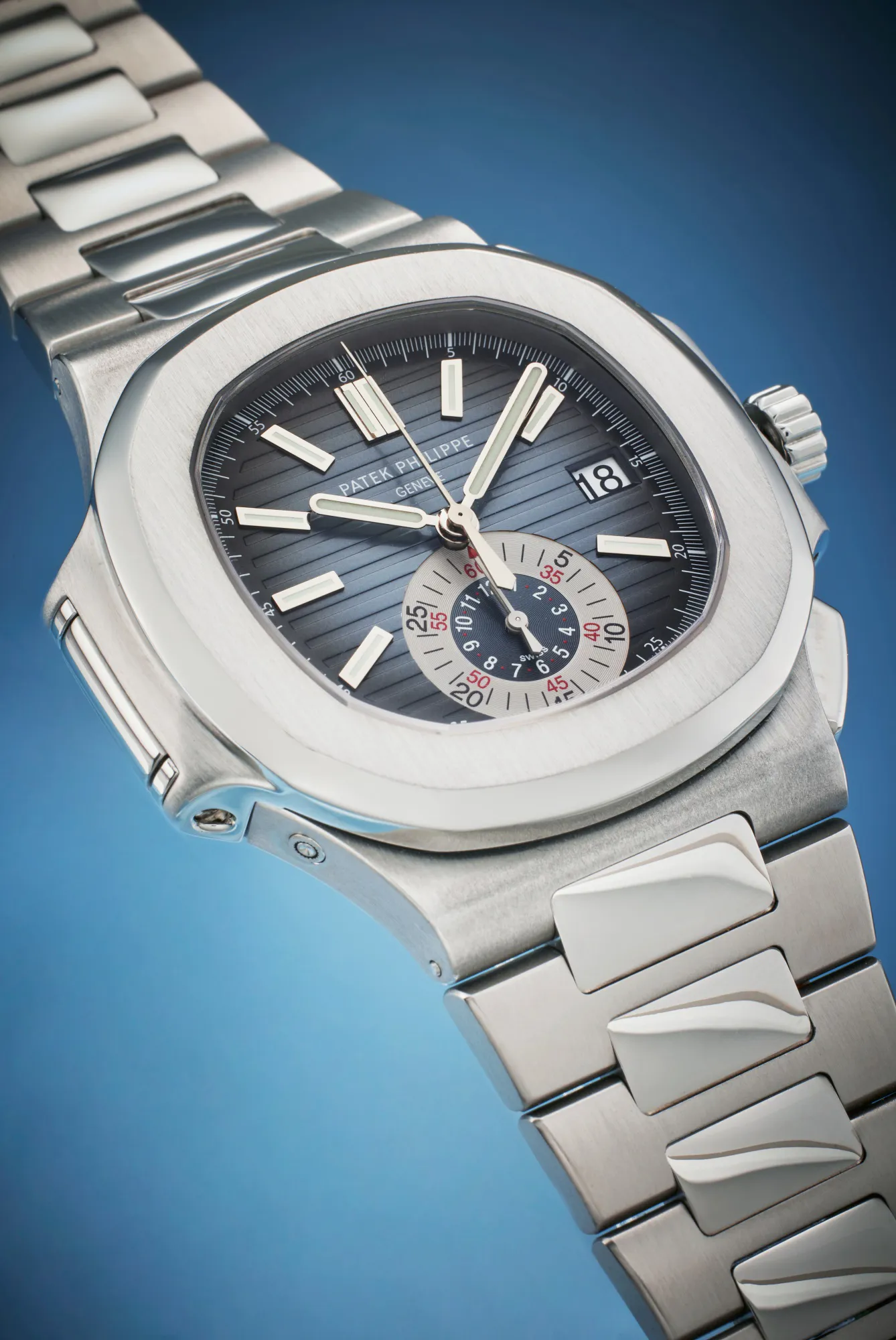 Patek Philippe Nautilus 5980/1A-001 40.5mm Stainless steel Blue 1