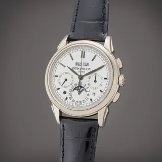 Patek Philippe Perpetual Calendar Chronograph 5270G White gold Silver