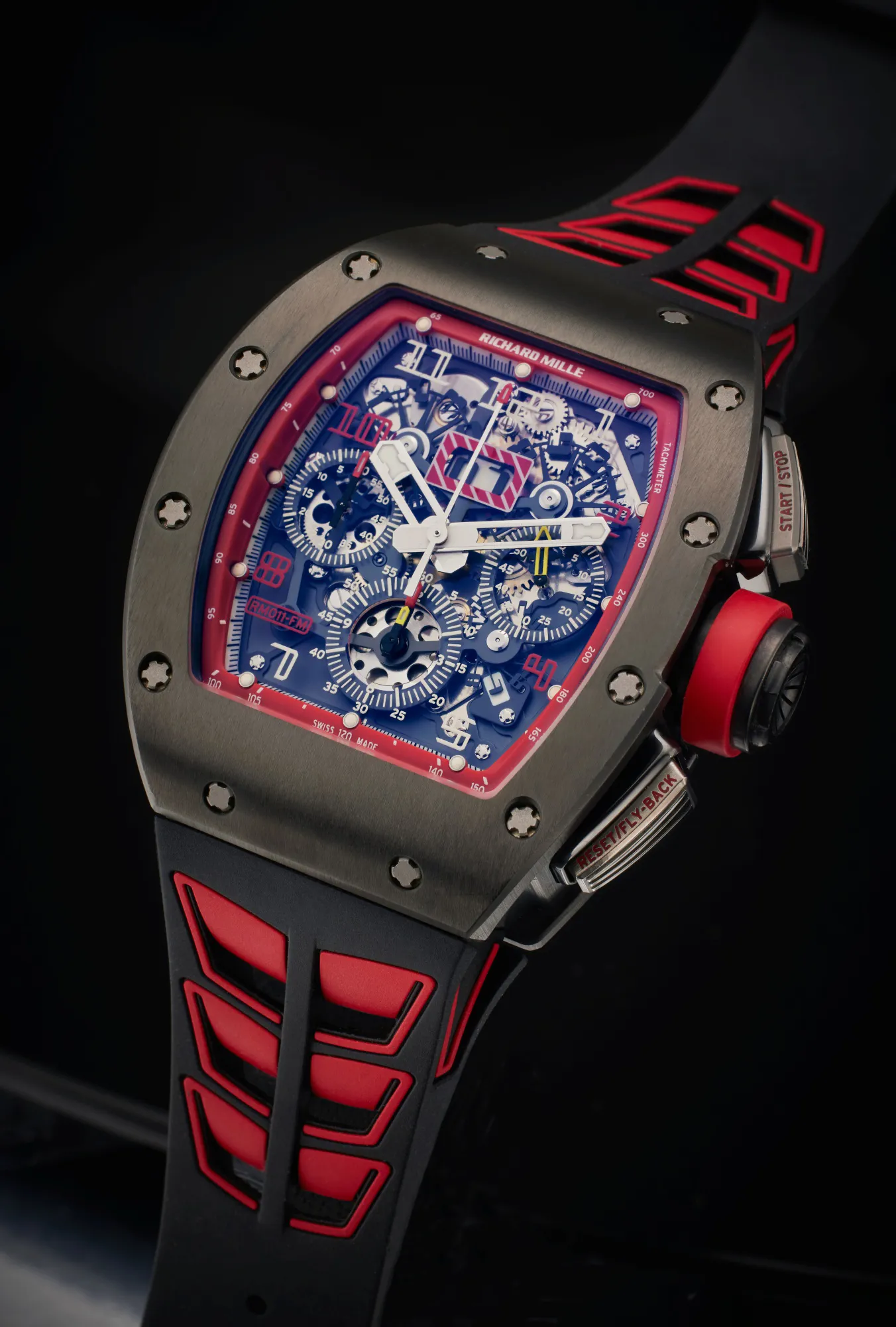 Richard Mille RM 011 RM011 AH 42mm Titanium Semi-skeletonized 1