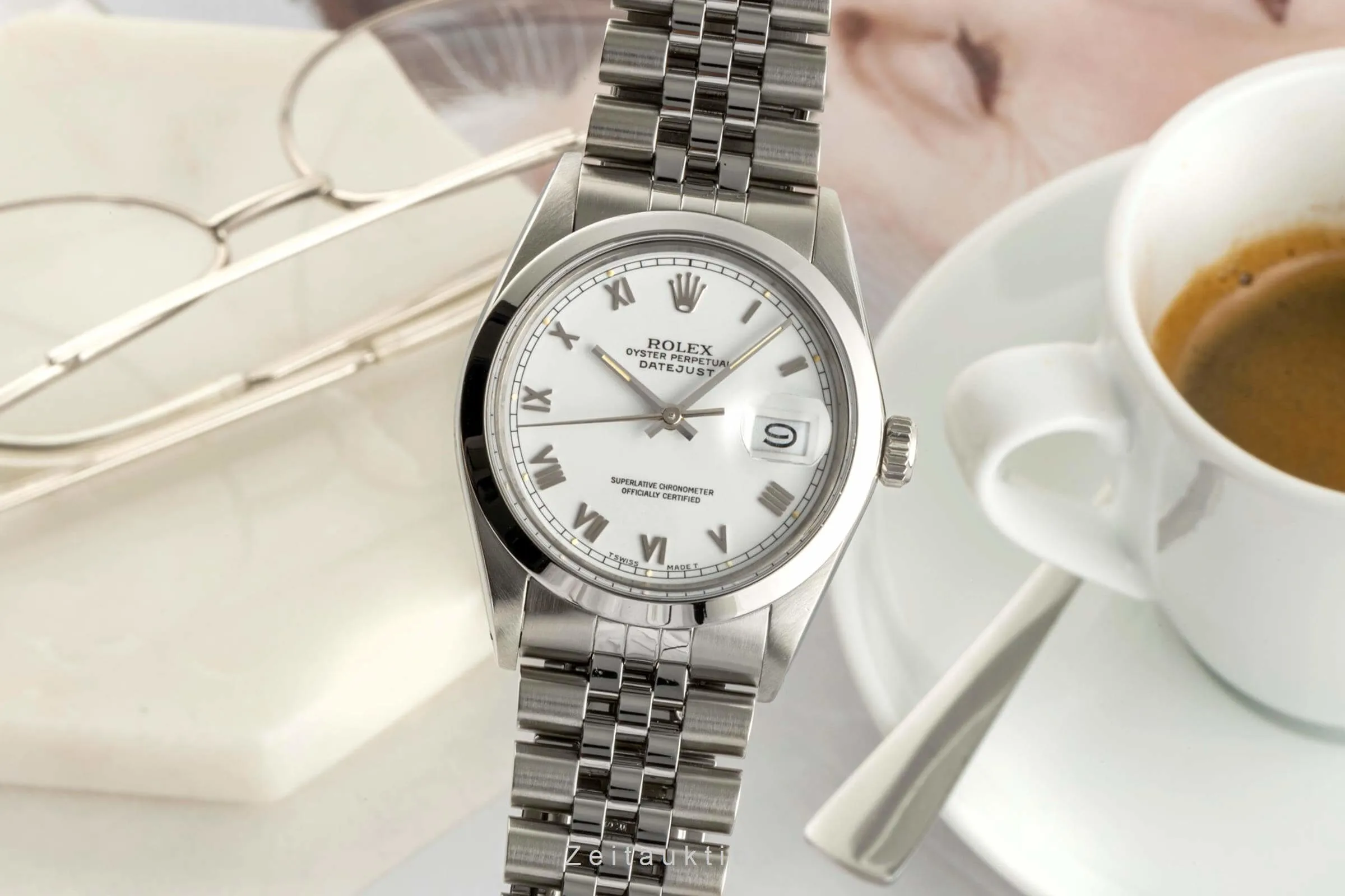 Rolex Datejust 16000 36mm Stainless steel White