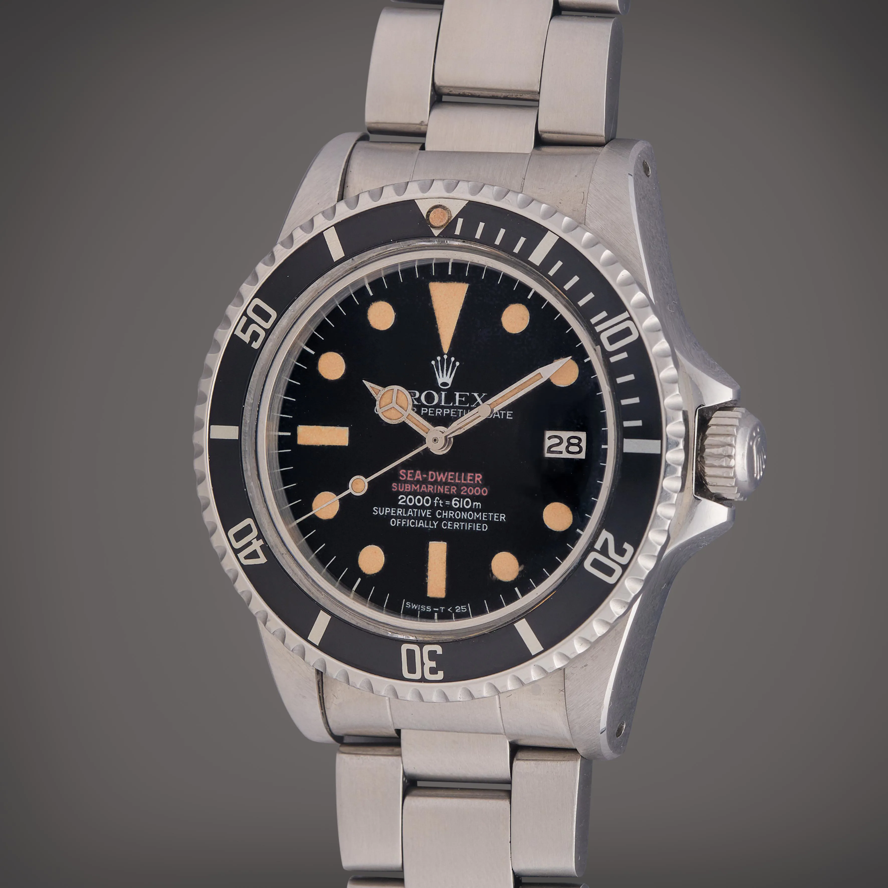 Rolex Sea-Dweller 1665 40mm Stainless steel Black