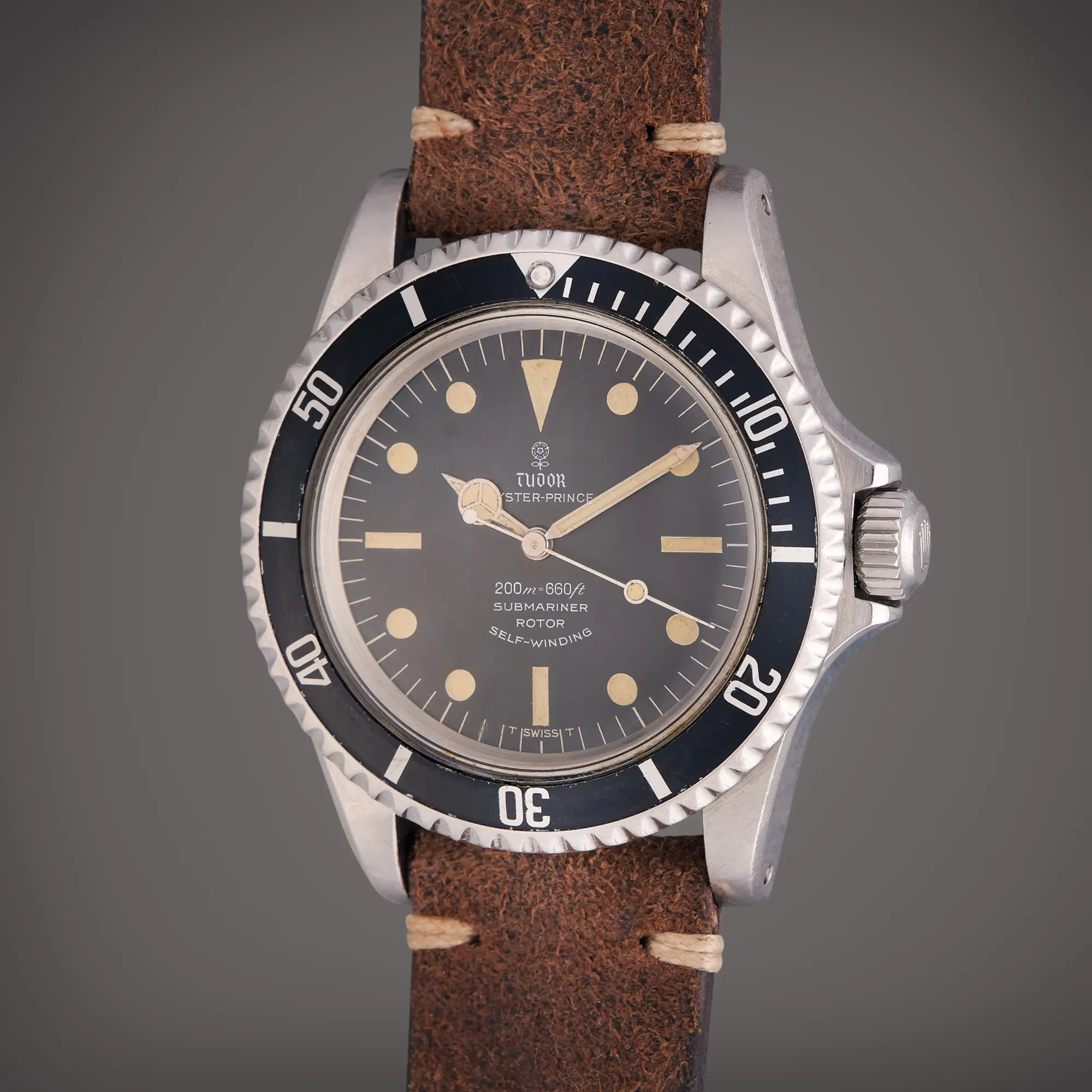 Tudor Submariner 7928 39mm Stainless steel Black