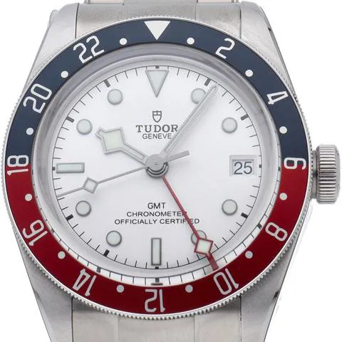 Tudor Black Bay GMT M79830RB-0010 41mm Stainless steel White