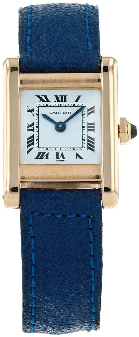 Cartier Tank Normale 7809 20mm Yellow gold White