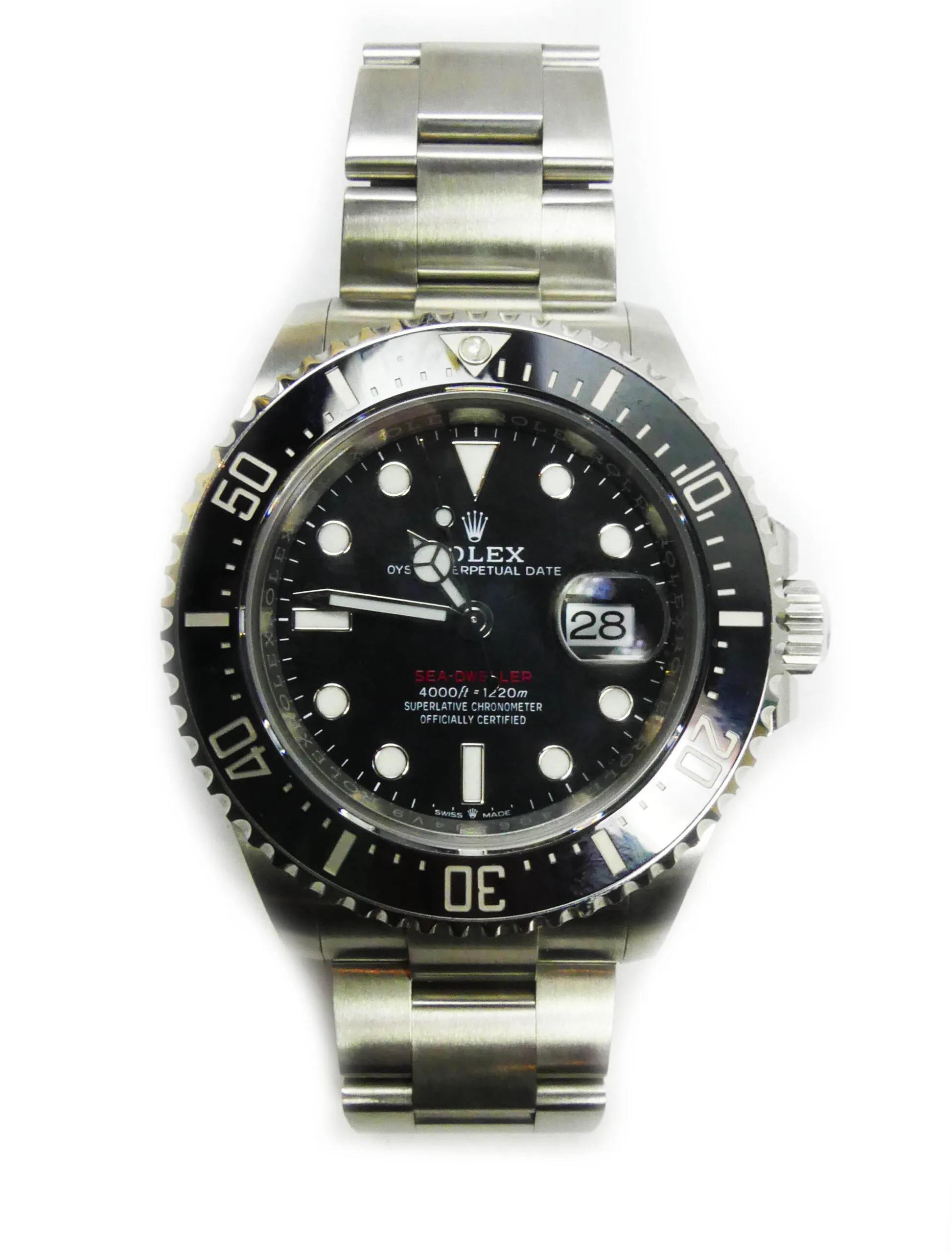 Rolex Sea-Dweller 126600 43mm Ceramic and Stainless steel Black