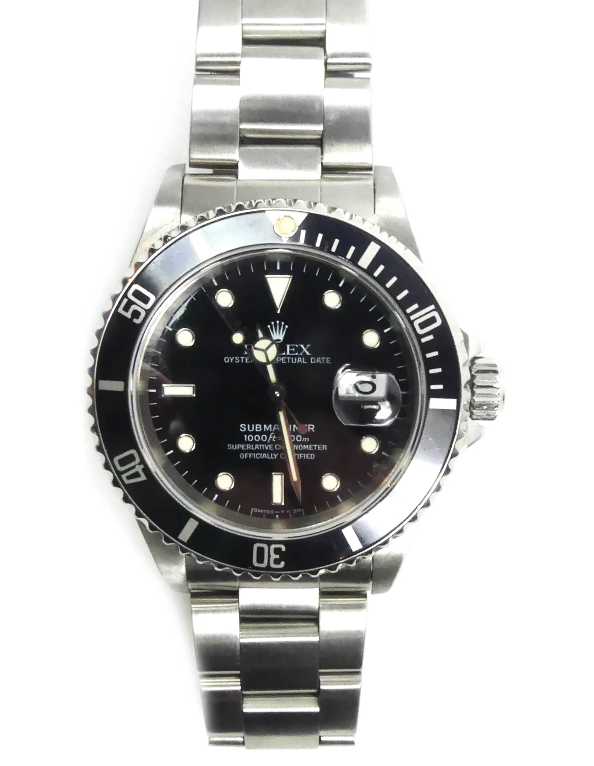 Rolex Submariner 16610 40mm Ceramic and Stainless steel Black 1