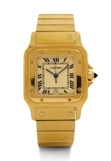 Cartier Santos 1577 Yellow gold Silver