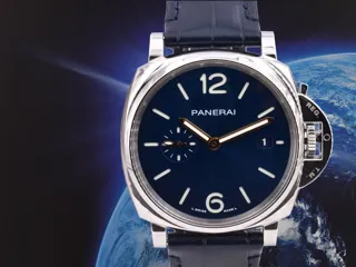 Panerai Luminor Due PAM 01274 42mm Stainless steel Blue