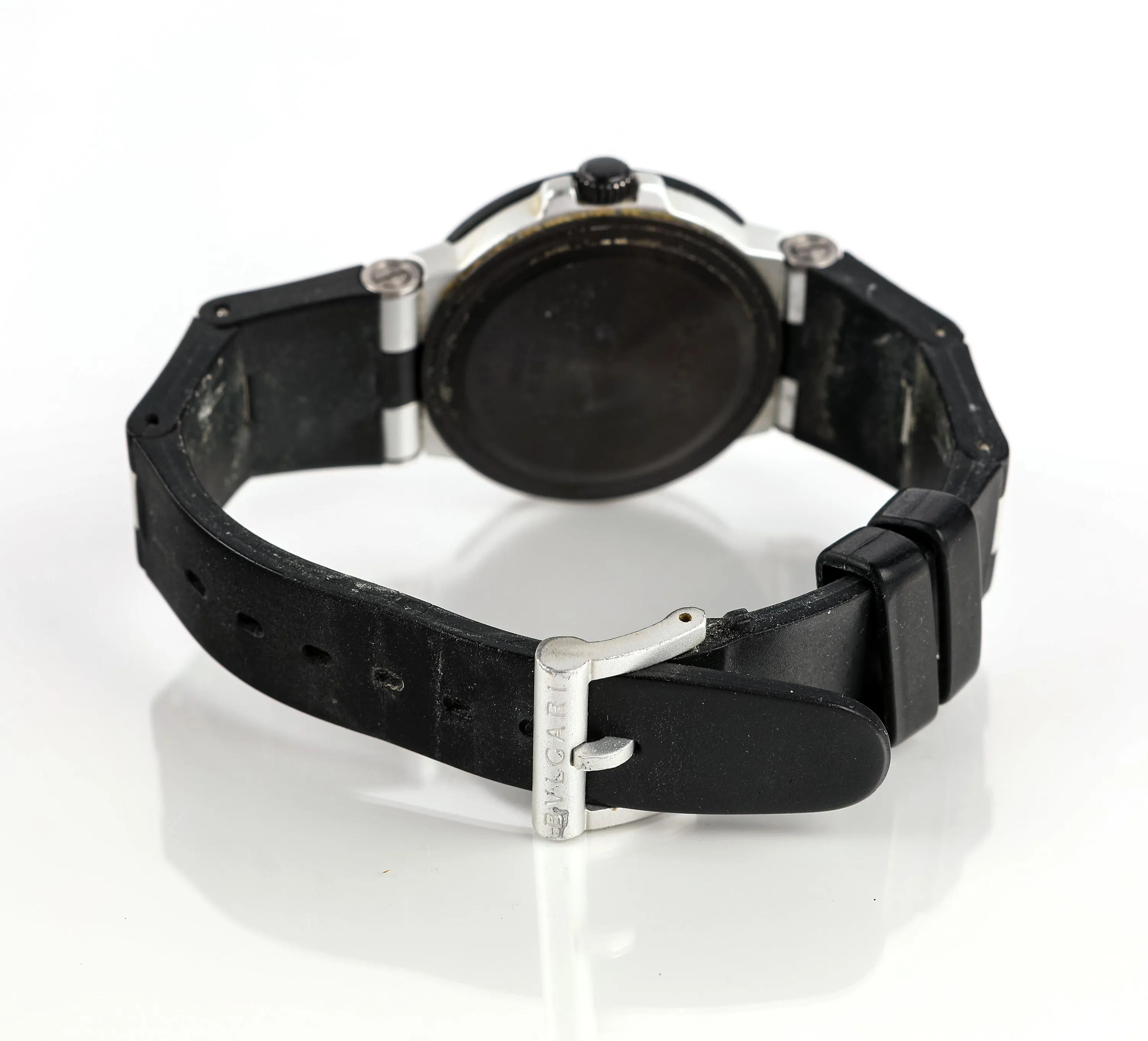 Bulgari Diagono AL 38 TA 38mm Aluminium and Rubber Black 2